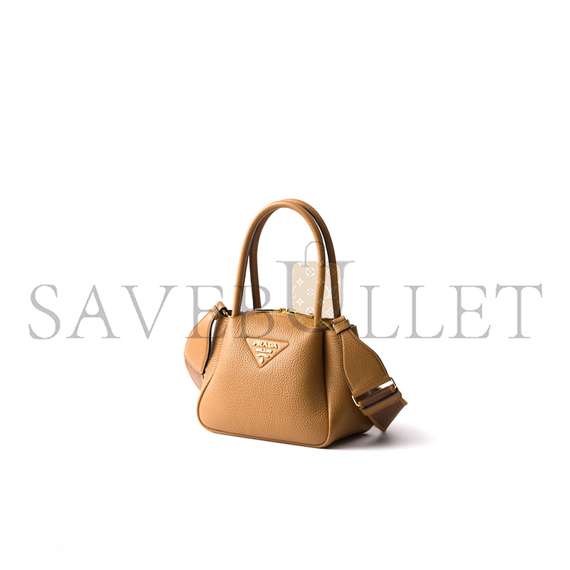 PRADA LEATHER MINI HANDBAG 1BA362 (19.5*18*9cm)